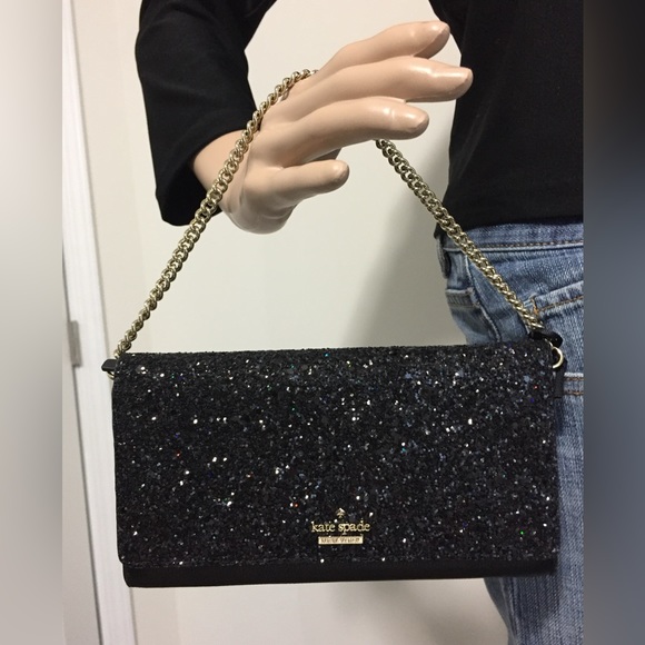 Kate spade glitter purse, clutch, wallet NEW - Picture 2 of 8